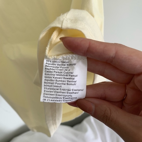 Yellow Fitted Dress by YesStyle size S - Picture 4 of 4